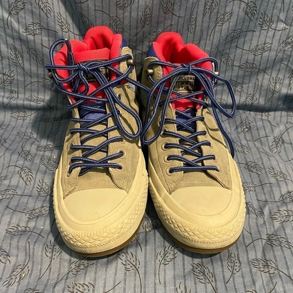 Converse Chuck Taylor All Star Street Boot Hi Mason/Pink men’s 8 women’s 10 - Picture 2 of 7